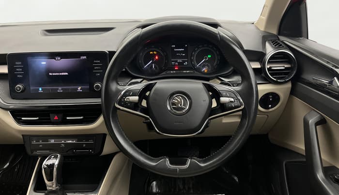 2022 Skoda SLAVIA AMBITION 1.0L TSI AT, Petrol, Automatic, 51,543 km, Steering Wheel Close Up