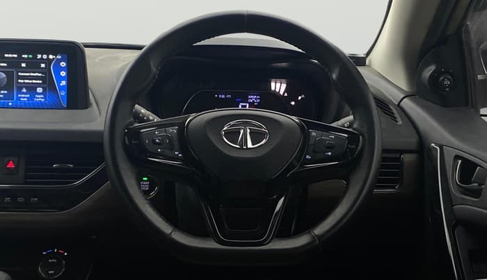 2023 Tata NEXON XZA PLUS LUX SUNROOF KAZIRANGA PETROL, Petrol, Automatic, 41,168 km, Steering Wheel Close Up
