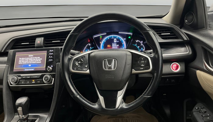 2020 Honda Civic 1.8L I-VTEC VX CVT, Petrol, Automatic, 1,04,643 km, Steering Wheel Close Up