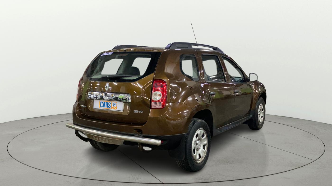 2015 Renault Duster 85 PS RXL DIESEL, Diesel, Manual, 80,782 km, Right Back Diagonal