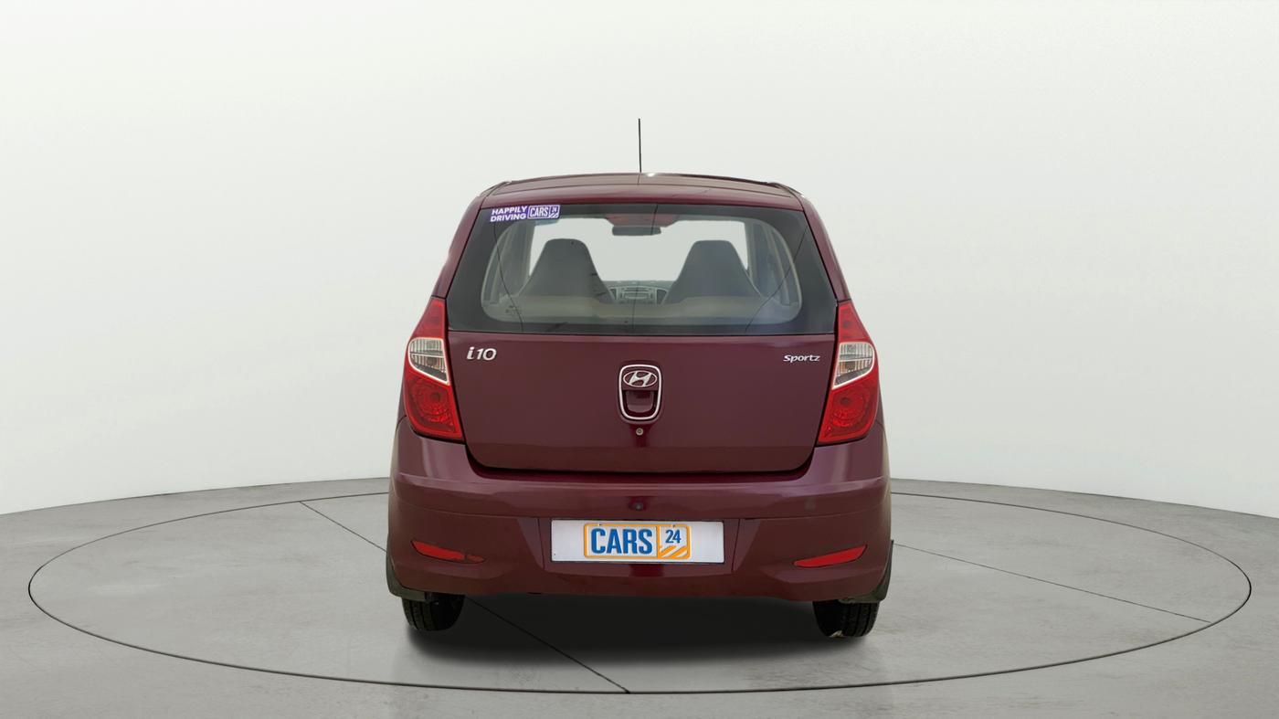 2014 Hyundai i10 SPORTZ 1.1, Petrol, Manual, 80,619 km, Back/Rear