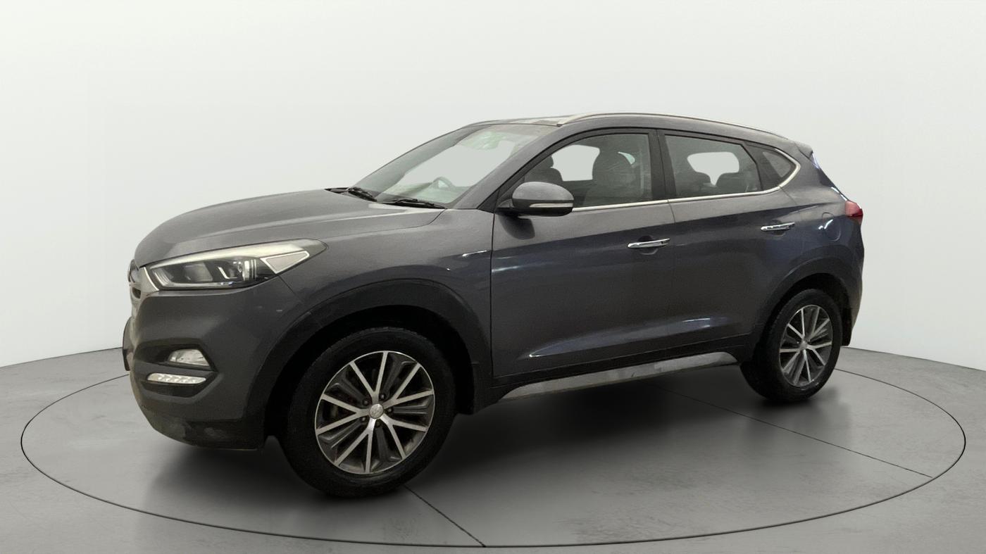 2017 Hyundai Tucson 2WD AT GL PETROL , Petrol, Automatic, 95,364 km, Left Front Diagonal
