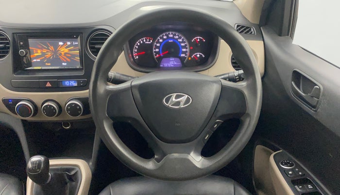2014 Hyundai Grand i10 MAGNA 1.2 KAPPA VTVT, Petrol, Manual, 55,667 km, Steering Wheel Close Up