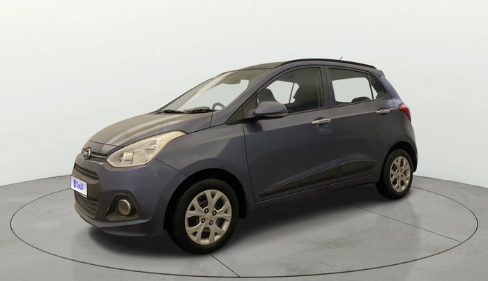 2014 Hyundai Grand i10 SPORTZ 1.2 KAPPA VTVT, Petrol, Manual, 89,175 km, Left Front Diagonal