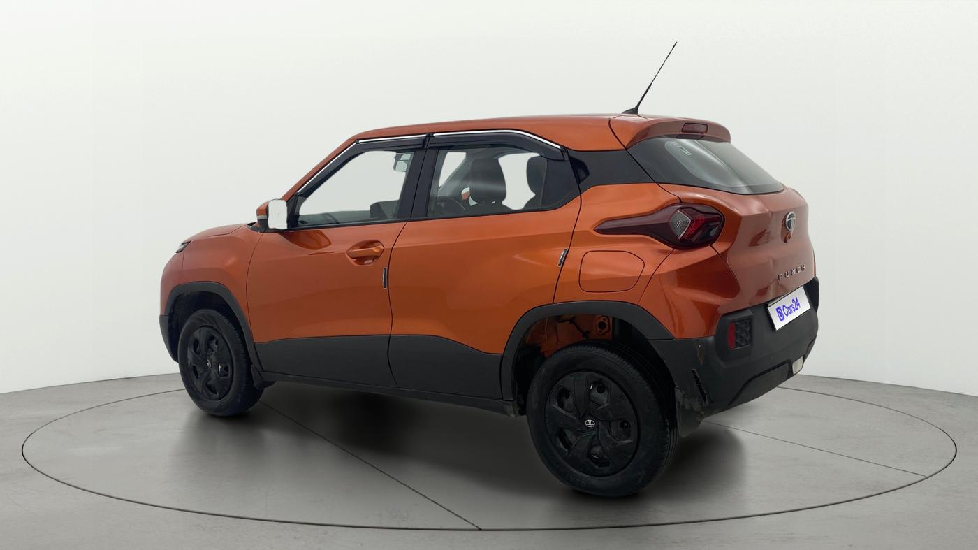 2024 Tata PUNCH ADVENTURE RHYTHM PACK AMT, Petrol, Automatic, 22,360 km, Left Back Diagonal