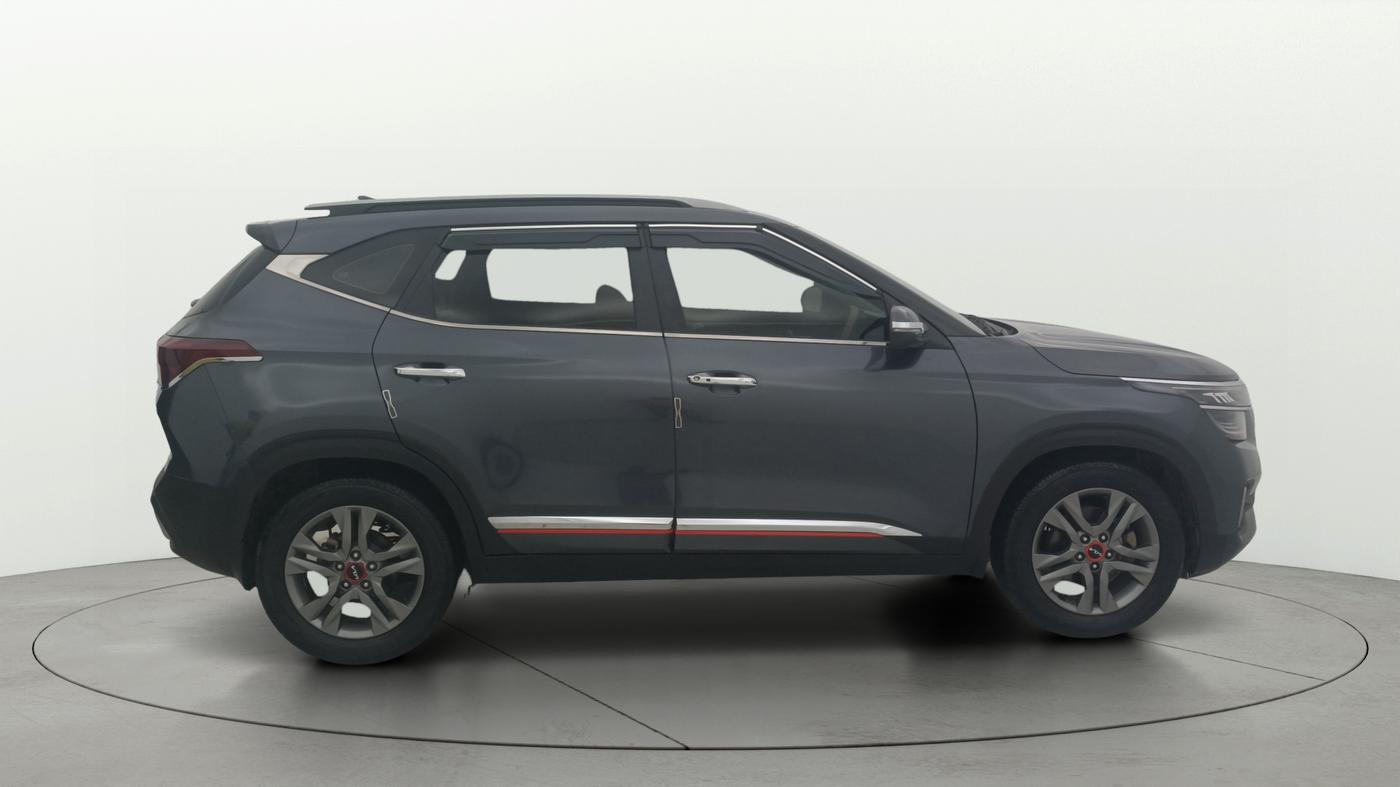 2021 KIA SELTOS HTX PLUS AT1.5 DIESEL, Diesel, Automatic, 1,17,539 km, Right Side View