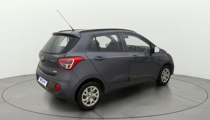 2017 Hyundai Grand i10 SPORTZ (O) 1.2 KAPPA VTVT, Petrol, Manual, 40,780 km, Right Back Diagonal