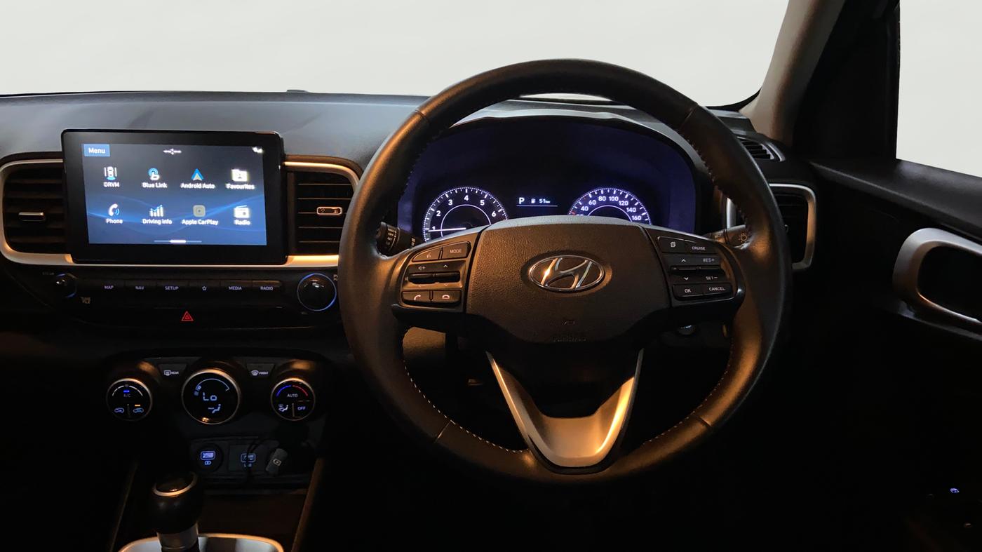 2019 Hyundai VENUE SX PLUS 1.0 TURBO DCT, Petrol, Automatic, 33,498 km, Steering Wheel Close Up