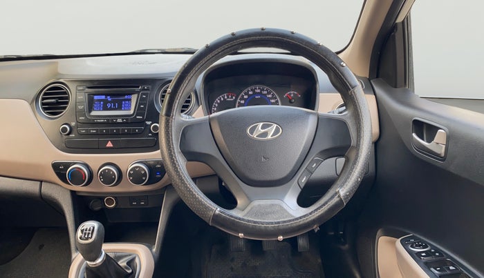 2015 Hyundai Grand i10 SPORTZ 1.2 KAPPA VTVT, Petrol, Manual, 6,138 km, Steering Wheel Close Up