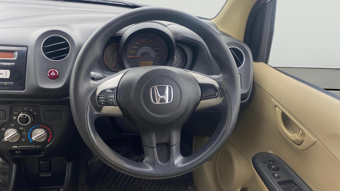 2014 Honda Amaze 1.2L I-VTEC S, Petrol, Manual, 65,817 km, Steering Wheel Close Up