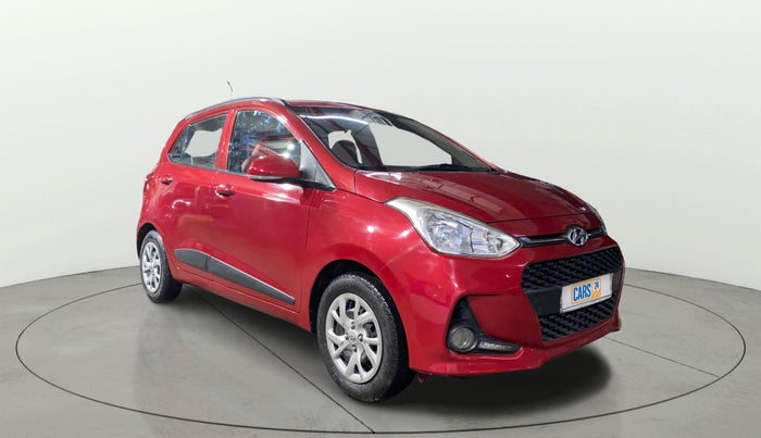 2017 Hyundai Grand i10 SPORTZ (O) 1.2 KAPPA VTVT, Petrol, Manual, 48,133 km, Right Front Diagonal
