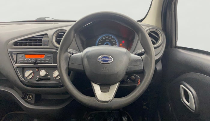 2018 Datsun Redi Go S 1.0 AMT, Petrol, Automatic, 78,025 km, Steering Wheel Close Up