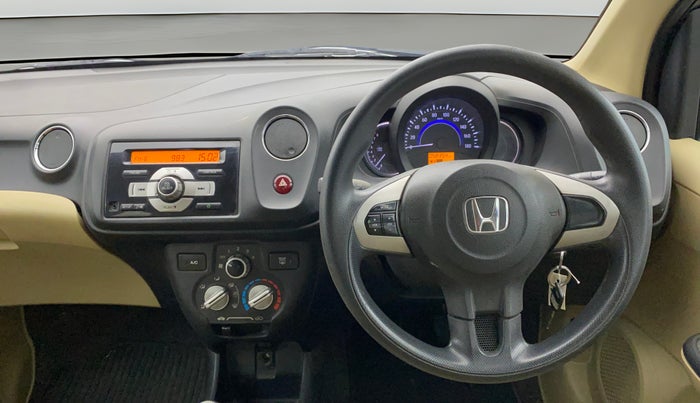 2015 Honda Brio S MT, Petrol, Manual, 58,346 km, Steering Wheel Close Up