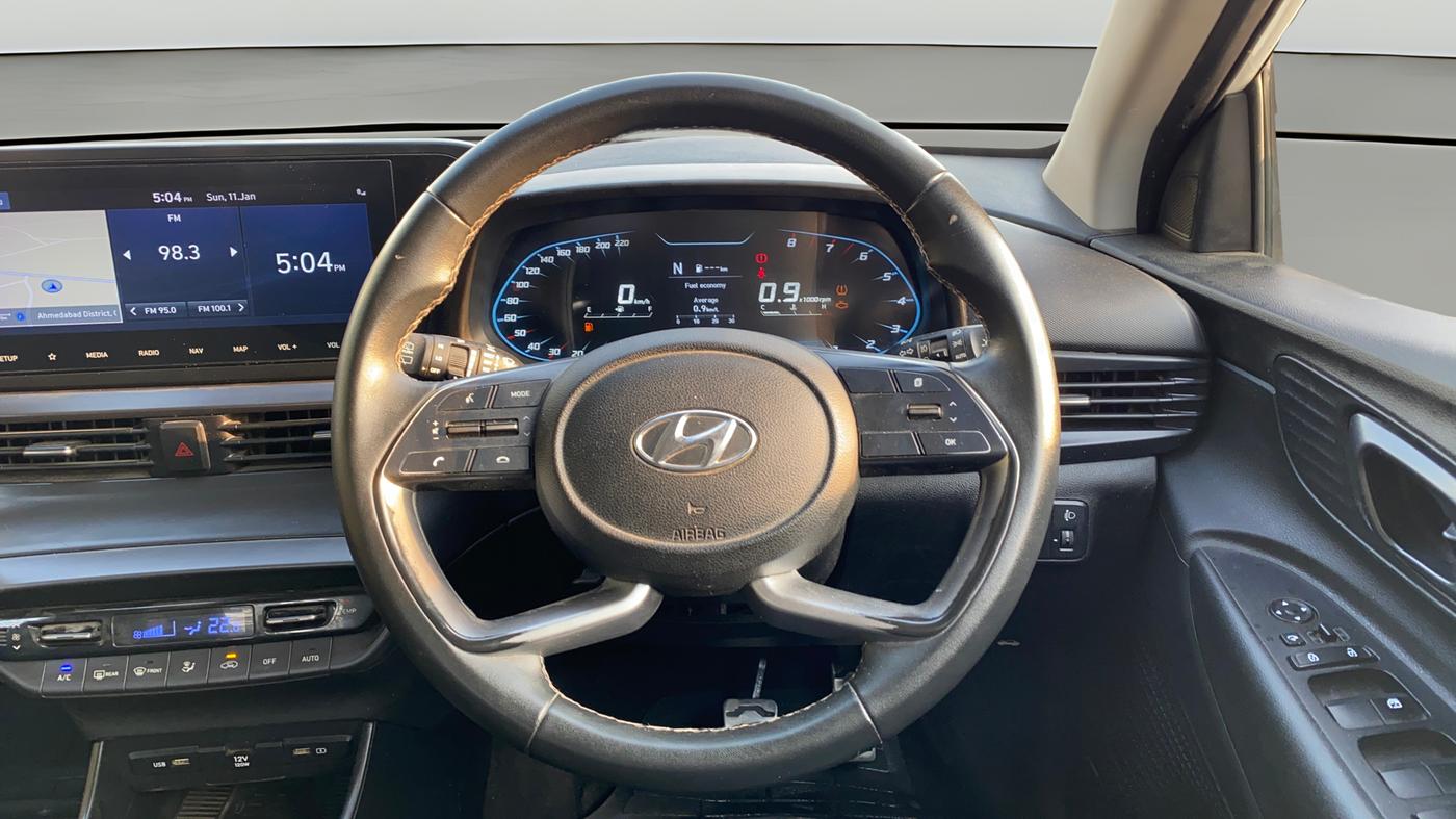 2020 Hyundai NEW I20 Asta 1.0 GDI Turbo IMT, Petrol, Manual, 47,691 km, Steering Wheel Close Up