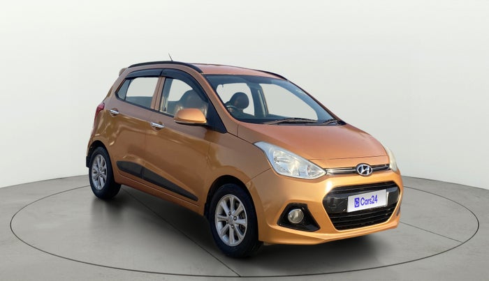 2014 Hyundai Grand i10 ASTA AT 1.2 KAPPA VTVT, Petrol, Automatic, 71,912 km, Right Front Diagonal