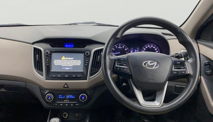 2017 Hyundai Creta SX PLUS 1.6 PETROL, Petrol, Manual, 1,08,218 km, Steering Wheel Close Up