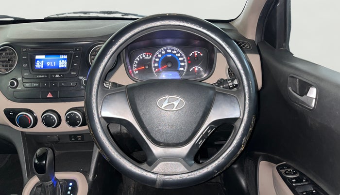 2014 Hyundai Grand i10 SPORTZ AT 1.2 KAPPA VTVT, Petrol, Automatic, 47,800 km, Steering Wheel Close Up