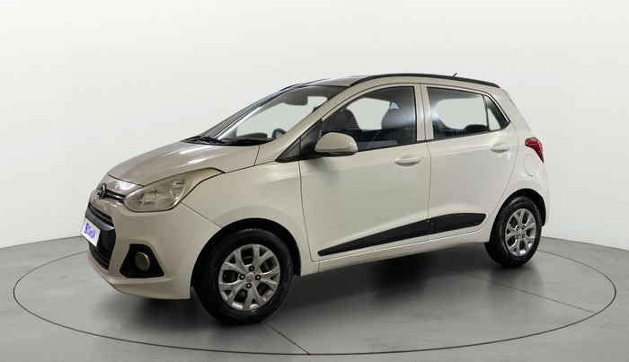 2015 Hyundai Grand i10 SPORTZ 1.2 KAPPA VTVT, Petrol, Manual, 50,149 km, Left Front Diagonal