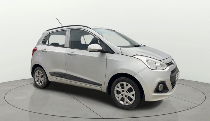 2015 Hyundai Grand i10 SPORTZ 1.2 KAPPA VTVT, Petrol, Manual, 43,553 km, Right Front Diagonal