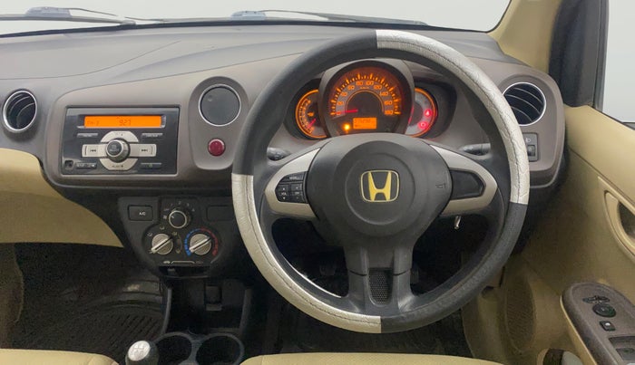 2013 Honda Brio S MT, Petrol, Manual, 75,265 km, Steering Wheel Close Up