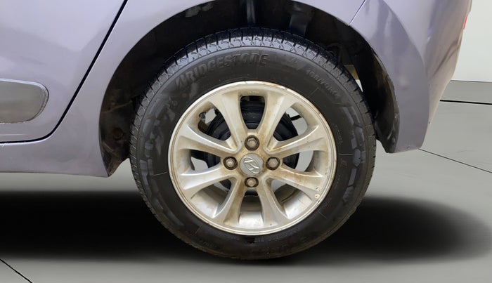 2015 Hyundai Grand i10 ASTA AT 1.2 KAPPA VTVT, Petrol, Automatic, 83,202 km, Left Rear Wheel