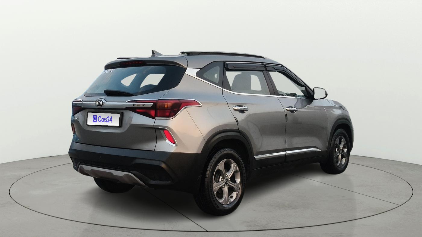 2019 KIA SELTOS HTK PLUS 1.5, Petrol, Manual, 1,48,858 km, Right Back Diagonal