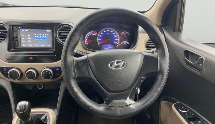 2017 Hyundai Grand i10 MAGNA 1.2 KAPPA VTVT, CNG, Manual, 65,305 km, Steering Wheel Close Up