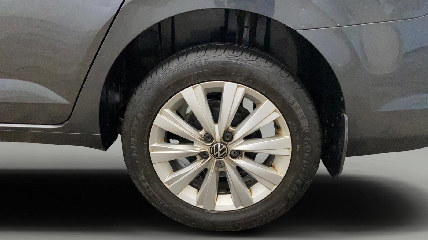 2022 Volkswagen VIRTUS HIGHLINE TSI 1.0 AT, Petrol, Automatic, 37,536 km, Left Rear Wheel
