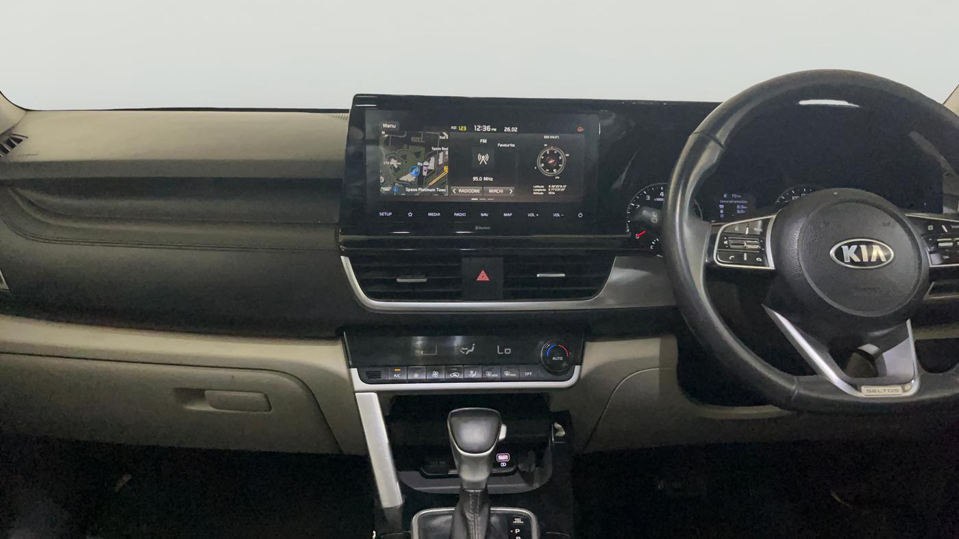 2021 KIA SELTOS HTX IVT 1.5 PETROL, Petrol, Automatic, 60,564 km, Air Conditioner