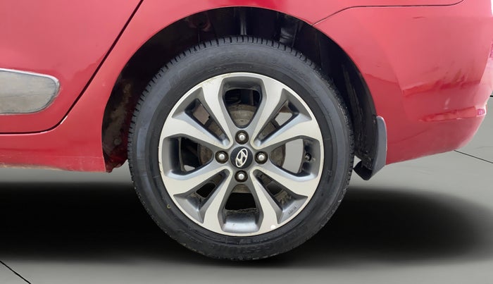 2014 Hyundai Xcent SX AT 1.2 (O), Petrol, Automatic, 52,499 km, Left Rear Wheel