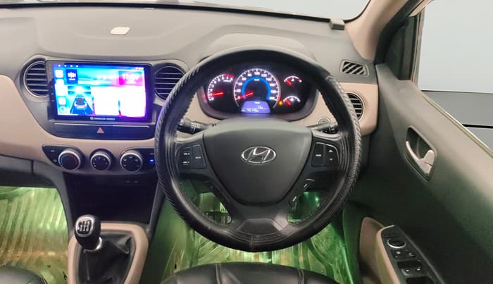 2016 Hyundai Grand i10 ASTA (O) 1.2 KAPPA VTVT, Petrol, Manual, 45,121 km, Steering Wheel Close Up