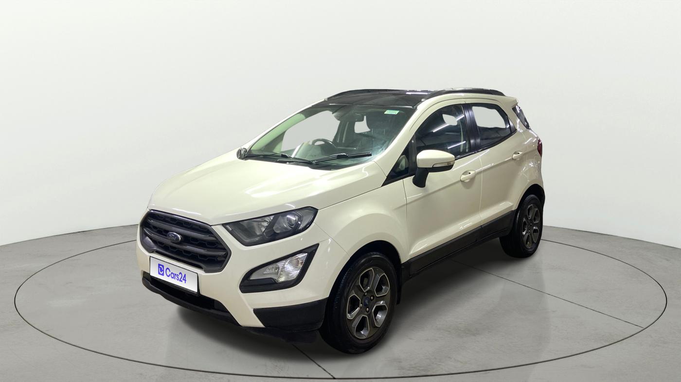 2021 Ford Ecosport TITANIUM 1.5L SPORTS(SUNROOF) DIESEL, Diesel, Manual, 1,00,122 km, Left Front Diagonal