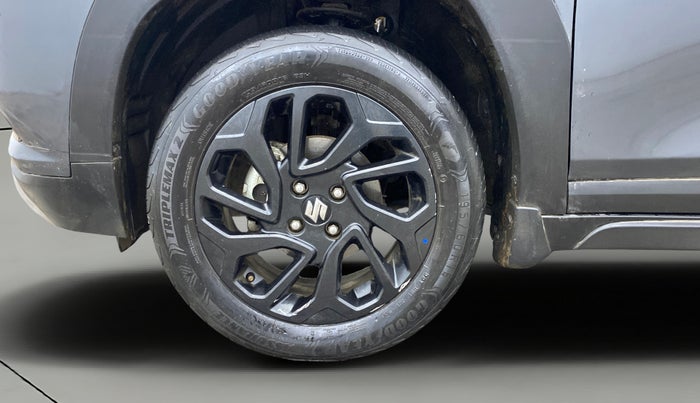 2024 Maruti FRONX DELTA PLUS 1.2L AGS, Petrol, Automatic, 21,686 km, Left Front Wheel