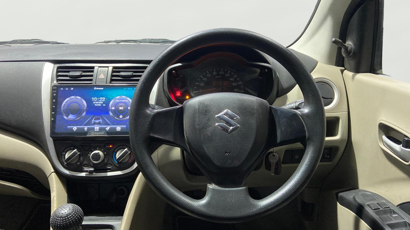 2014 Maruti Celerio VXI, Petrol, Manual, 73,890 km, Steering Wheel Close Up