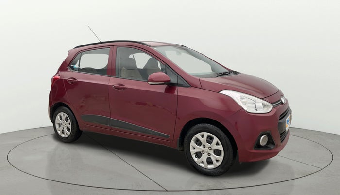 2015 Hyundai Grand i10 SPORTZ 1.2 KAPPA VTVT, Petrol, Manual, 54,303 km, Right Front Diagonal