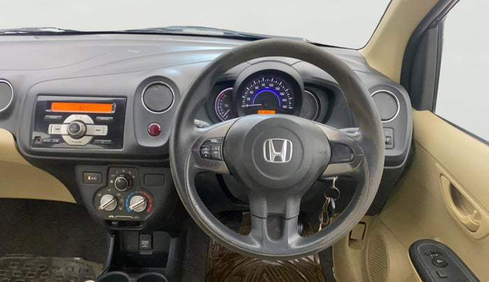 2015 Honda Amaze 1.2L I-VTEC S, Petrol, Manual, 51,855 km, Steering Wheel Close Up