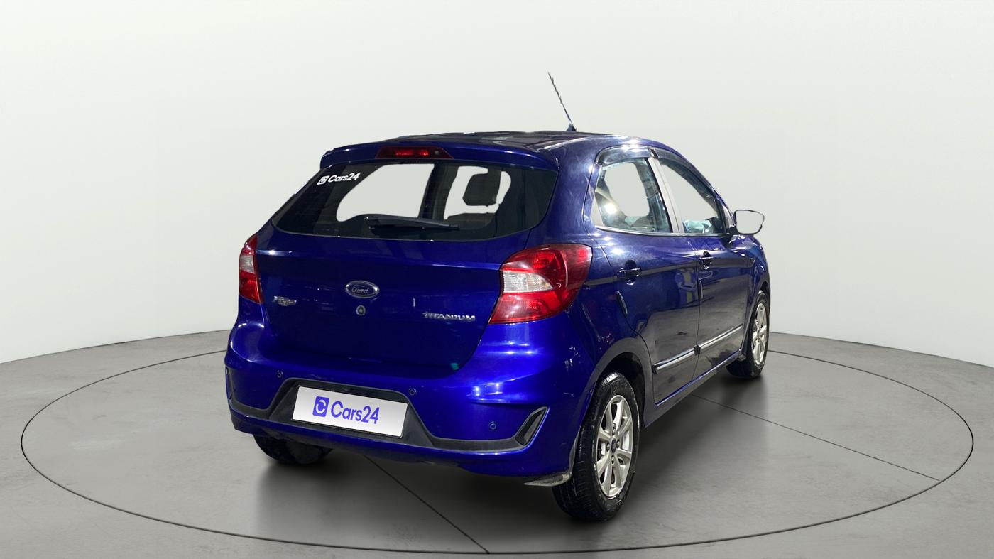 2019 Ford New Figo TITANIUM 1.2 PETROL MT, Petrol, Manual, 28,035 km, Right Back Diagonal