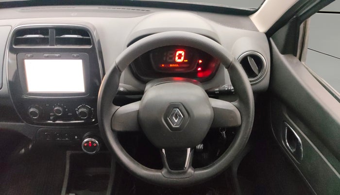 2018 Renault Kwid RXT 1.0 AMT, Petrol, Automatic, 34,519 km, Steering Wheel Close Up