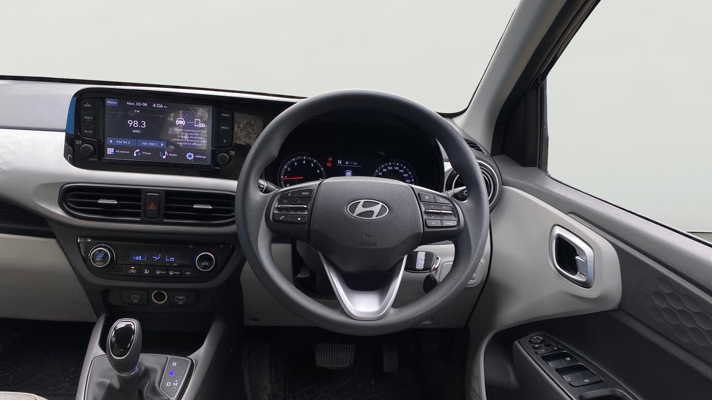2023 Hyundai GRAND I10 NIOS SPORTZ AMT 1.2 KAPPA VTVT, Petrol, Automatic, 8,326 km, Steering Wheel Close Up