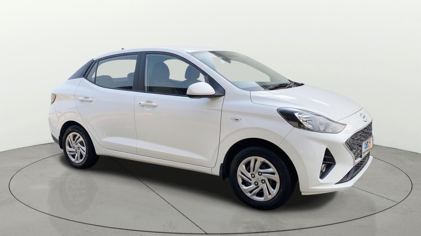 2021 Hyundai AURA S 1.2 CNG, CNG, Manual, 51,507 km, Right Front Diagonal