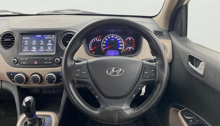 2017 Hyundai Grand i10 SPORTZ (O) AT 1.2 KAPPA VTVT, Petrol, Automatic, 31,831 km, Steering Wheel Close Up