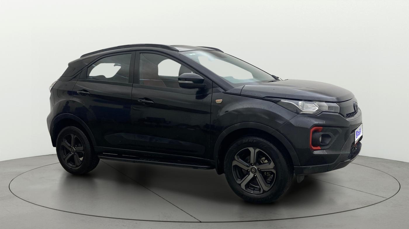 2023 Tata NEXON XZ PLUS LUX SUNROOF RED DARK PETROL, Petrol, Manual, 46,390 km, Right Front Diagonal