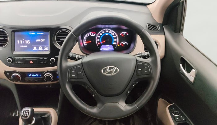 2017 Hyundai Grand i10 ASTA 1.2 KAPPA VTVT, Petrol, Manual, 28,009 km, Steering Wheel Close Up