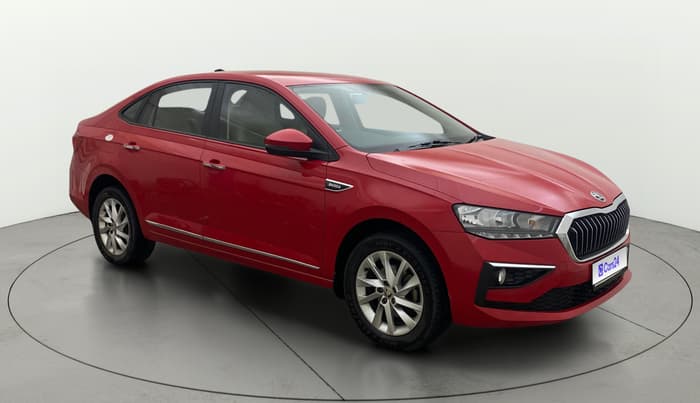 2023 Skoda SLAVIA AMBITION 1.0L TSI AT, Petrol, Automatic, 23,657 km, Right Front Diagonal