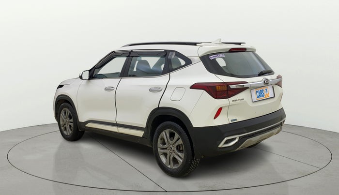 2020 KIA SELTOS HTX IVT 1.5 PETROL, Petrol, Automatic, 1,37,635 km, Left Back Diagonal