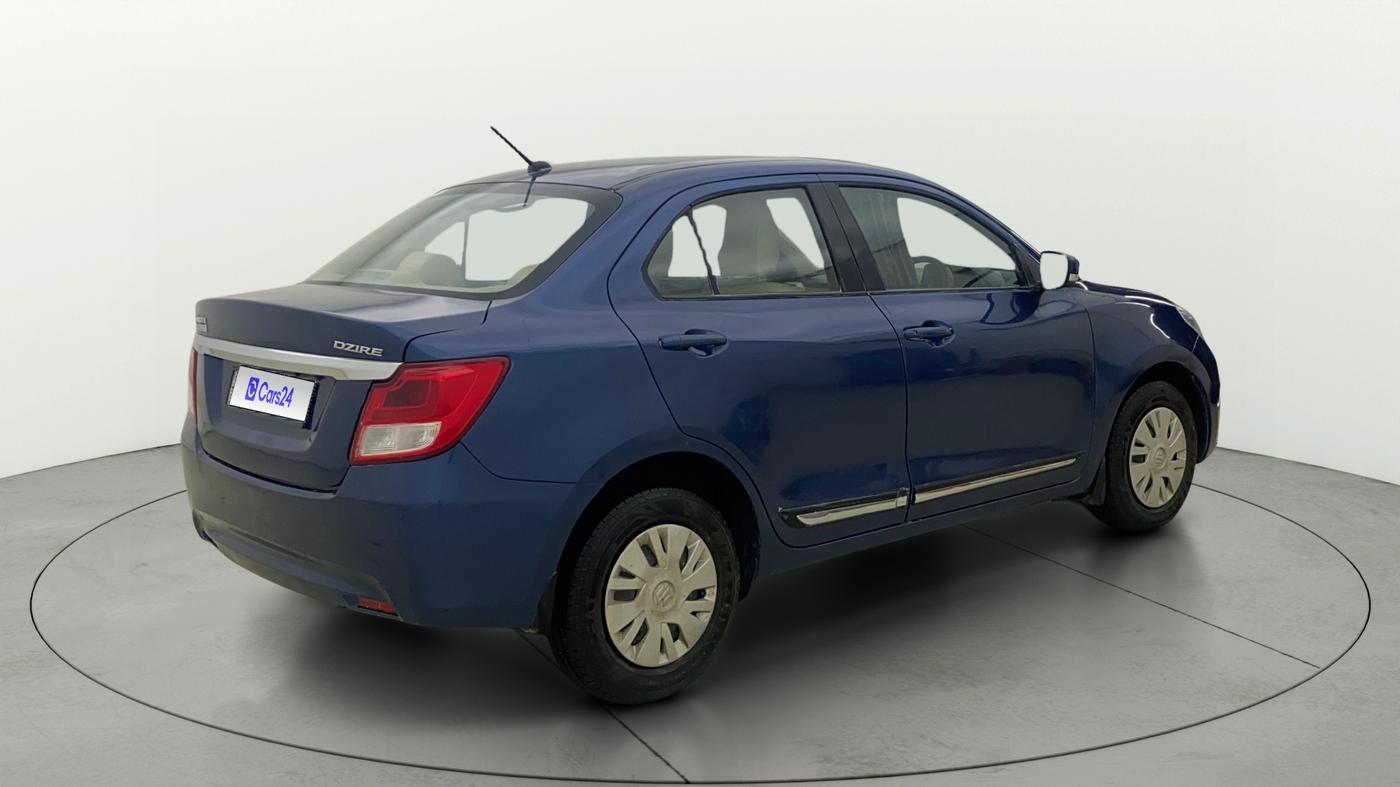 2018 Maruti Dzire VXI, Petrol, Manual, 53,712 km, Right Back Diagonal