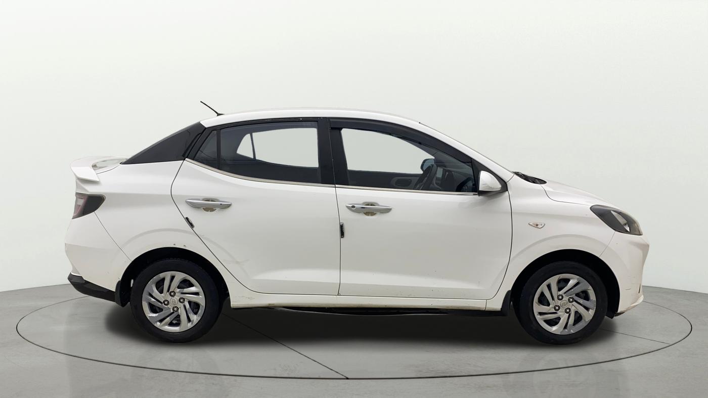 2022 Hyundai AURA S 1.2 CNG, CNG, Manual, 91,409 km, Right Side View