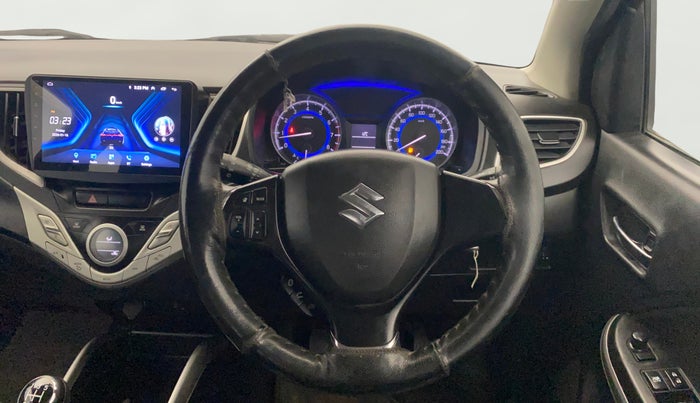 2017 Maruti Baleno DELTA PETROL 1.2, Petrol, Manual, 1,11,080 km, Steering Wheel Close Up