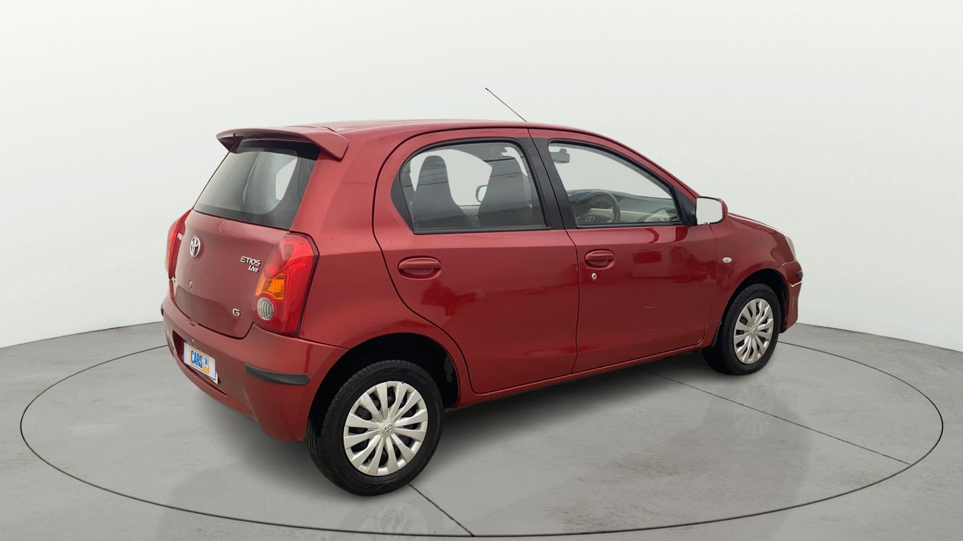 2012 Toyota Etios Liva G, Petrol, Manual, 96,695 km, Right Back Diagonal