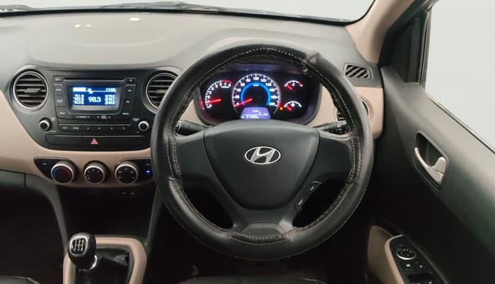 2014 Hyundai Grand i10 SPORTZ 1.2 KAPPA VTVT, Petrol, Manual, 87,369 km, Steering Wheel Close Up